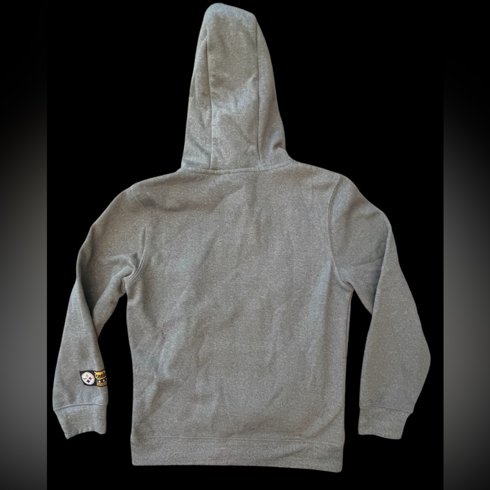 Steelers Kids Hoodie - Gray and Yellow - Picture 5 of 8